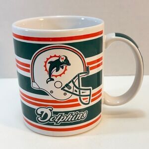 Miami Dolphins NFL Papel Giftware Coffee Tea Mug Cup Vintage Helmet Logo